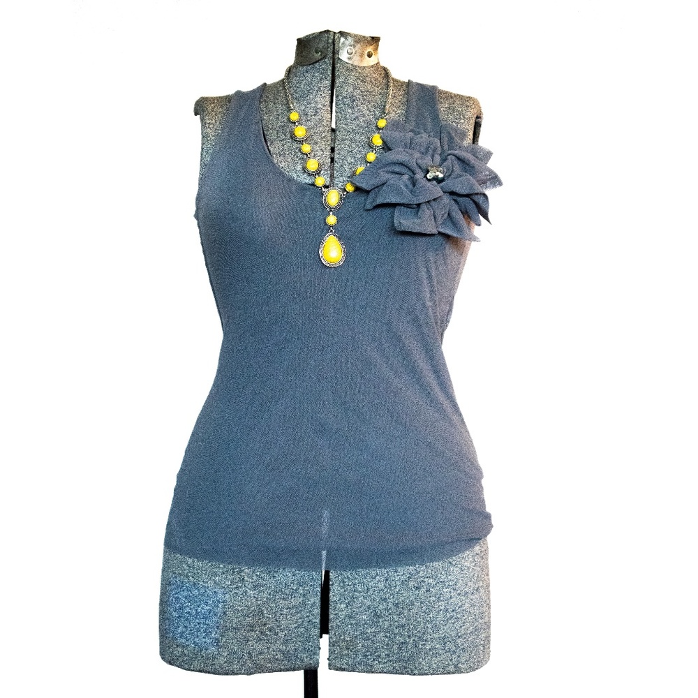 Y2K The Limited Grey Tank Top Vintage